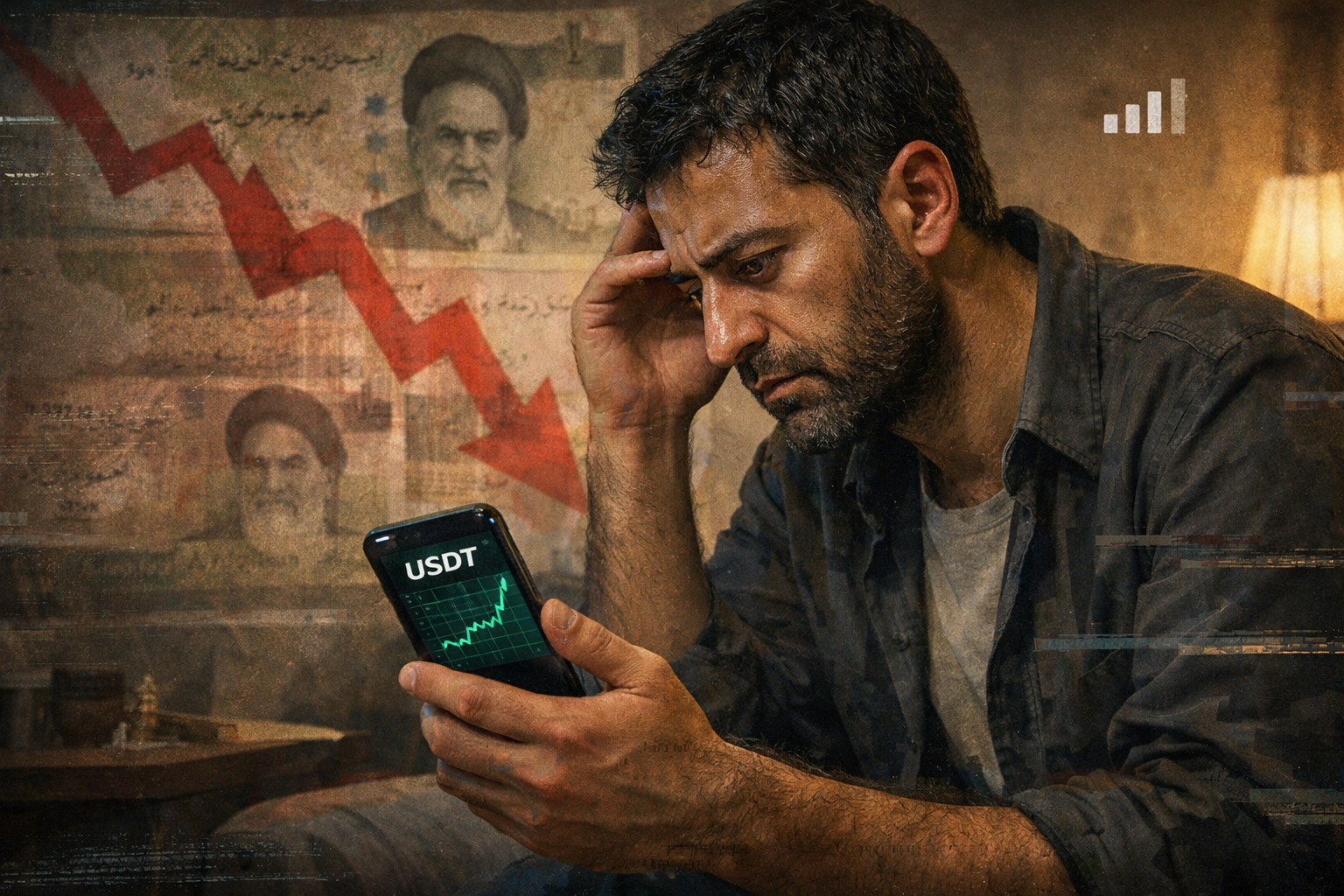 Warga Iran Beralih ke USDT Saat Nilai Rial Tertekan